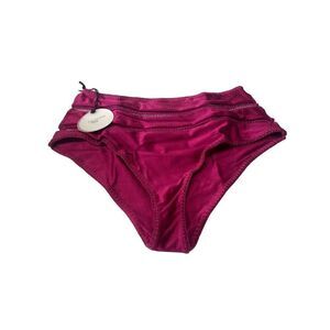 Tularosa Jules High-Waisted Bikini Bottom in Azalea Size Small NWT (14-5)